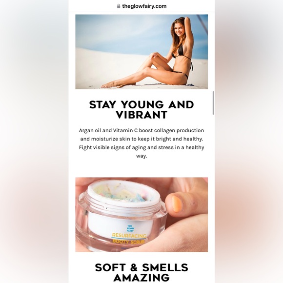 🆕 NWOB THE GLOW FAIRY RESURFACING BODY POLISH - Picture 5 of 16